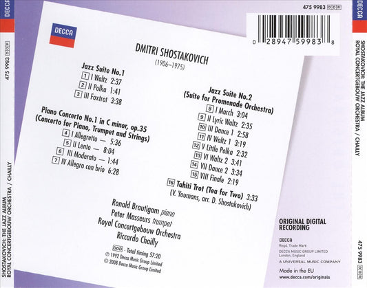 Shostakovich: The Jazz Album cover art