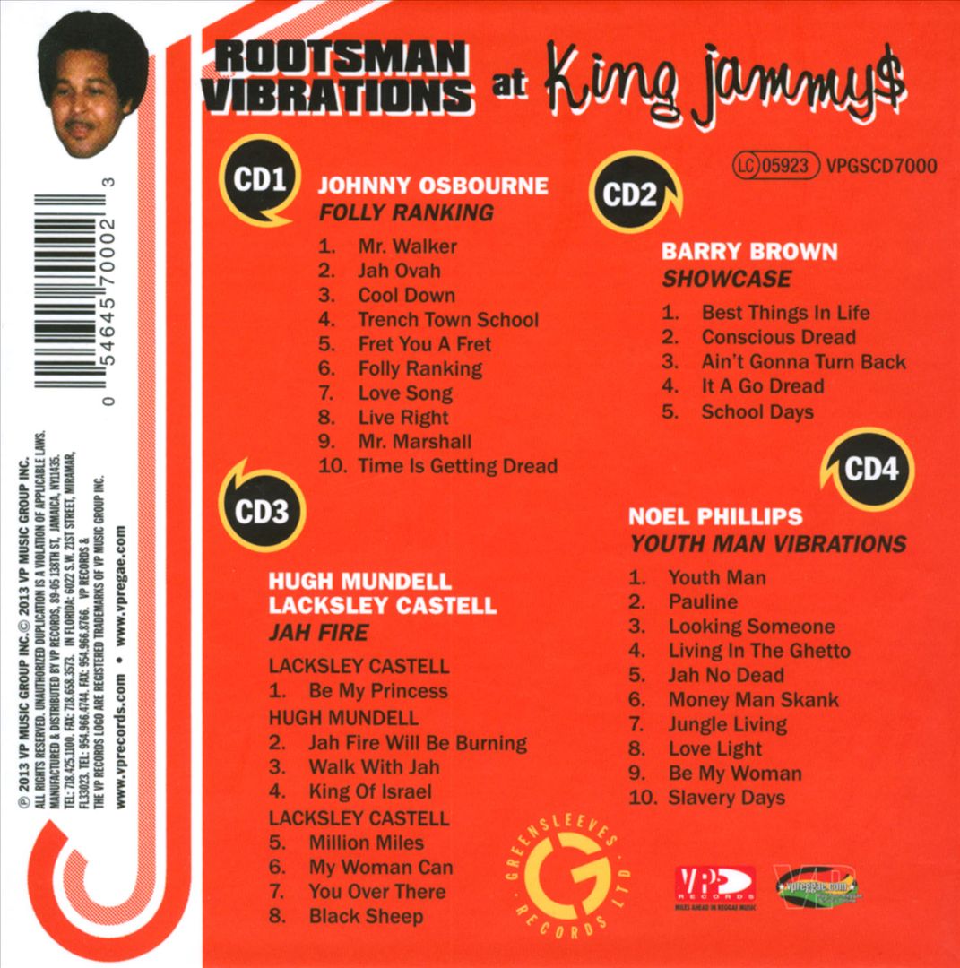 Rootsman Vibration at King Jammy's cover art