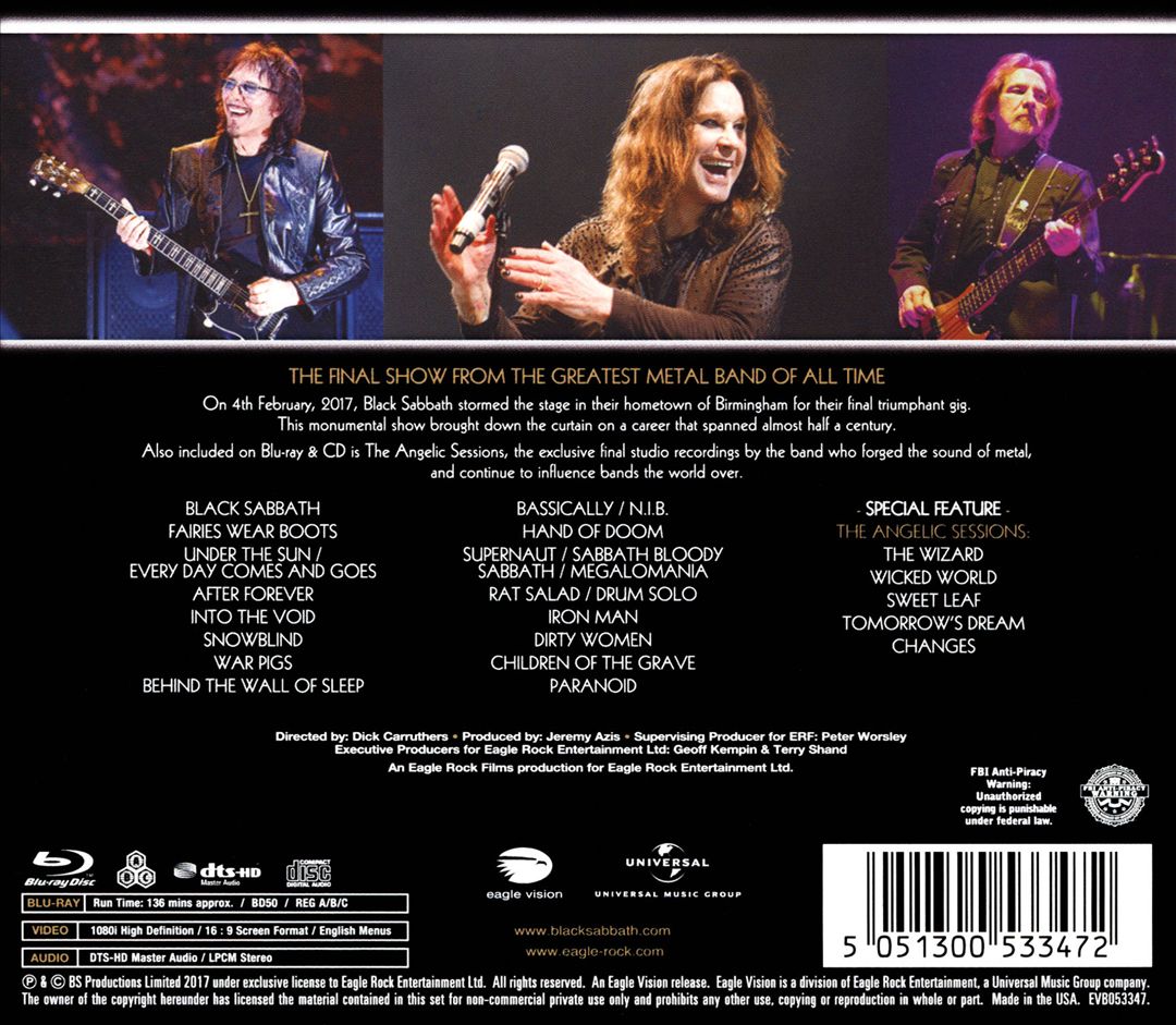 The End/The Angelic Sessions [Blu-Ray/CD] cover art
