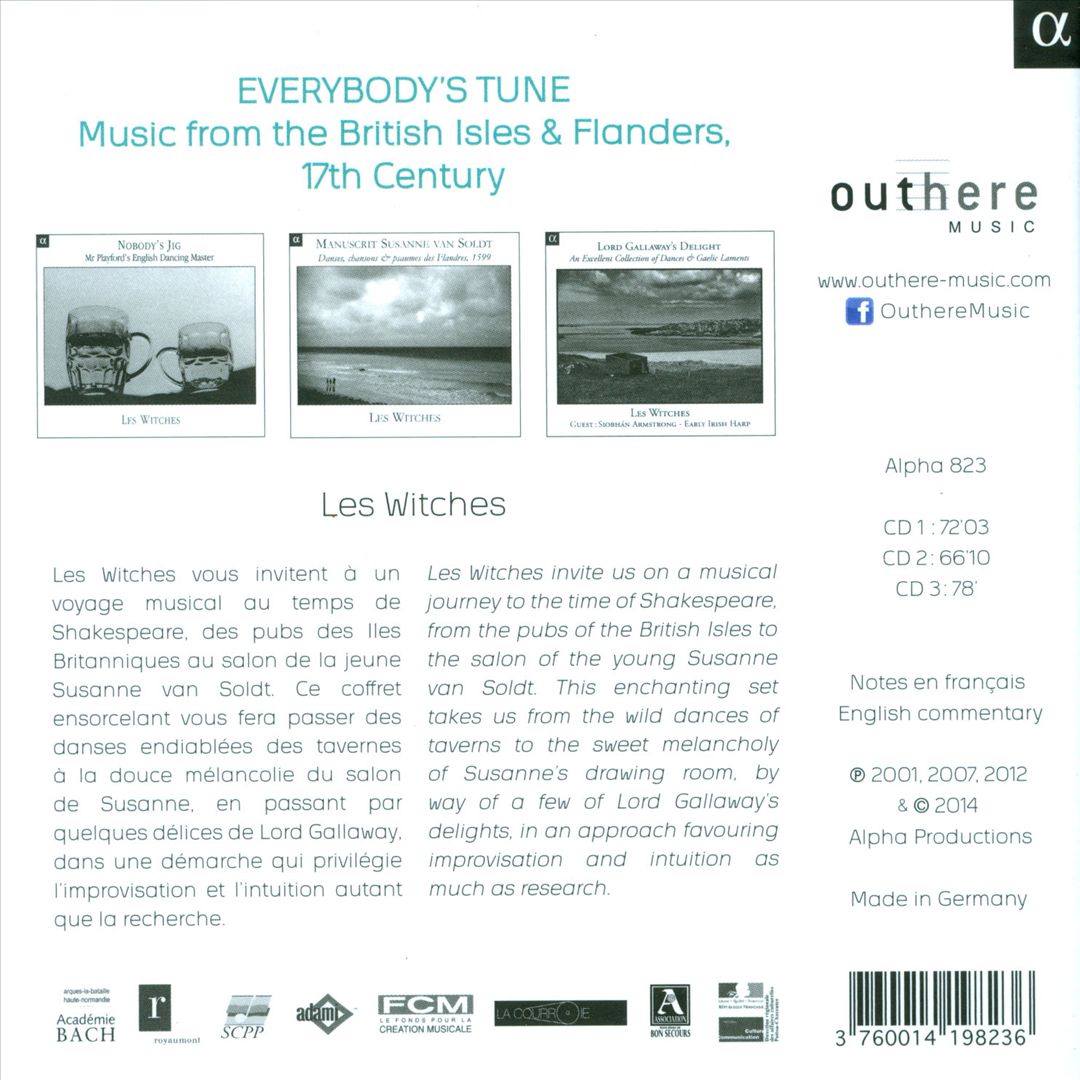 Everybody's Tune: Music from the British Isles & Flanders, 17th century cover art