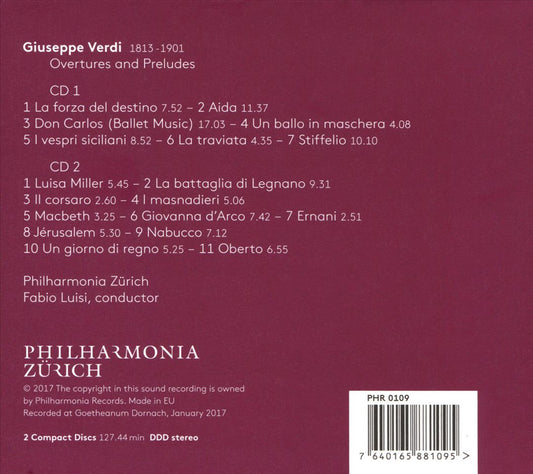 Verdi: Overtures cover art