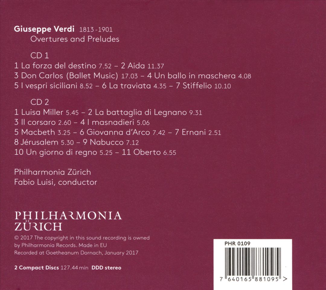 Verdi: Overtures cover art