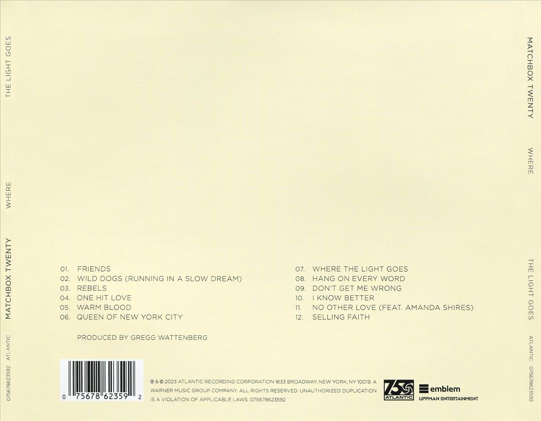 Where The Light Goes cover art