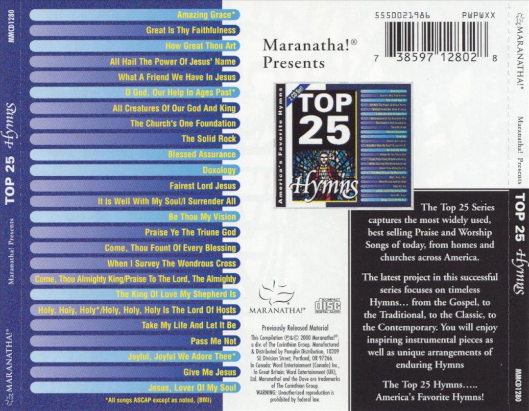 Top 25 Hymns cover art