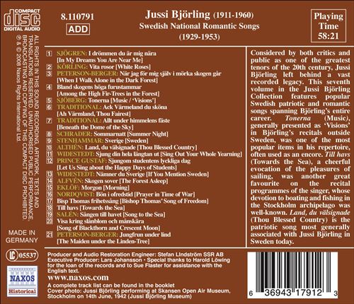 Swedish National Romantic Song cover art