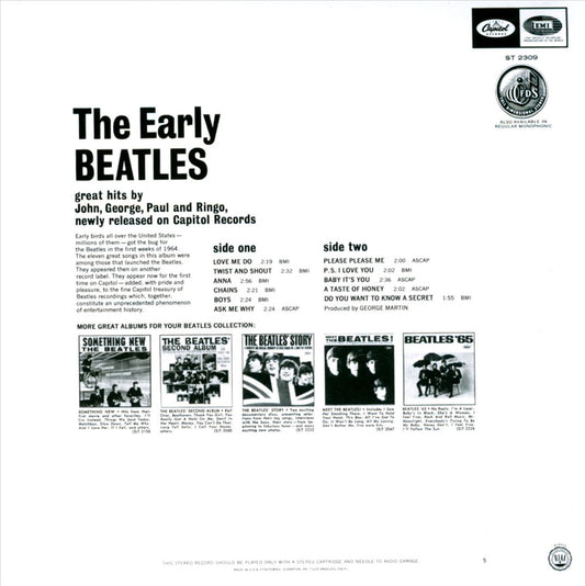 Early Beatles cover art