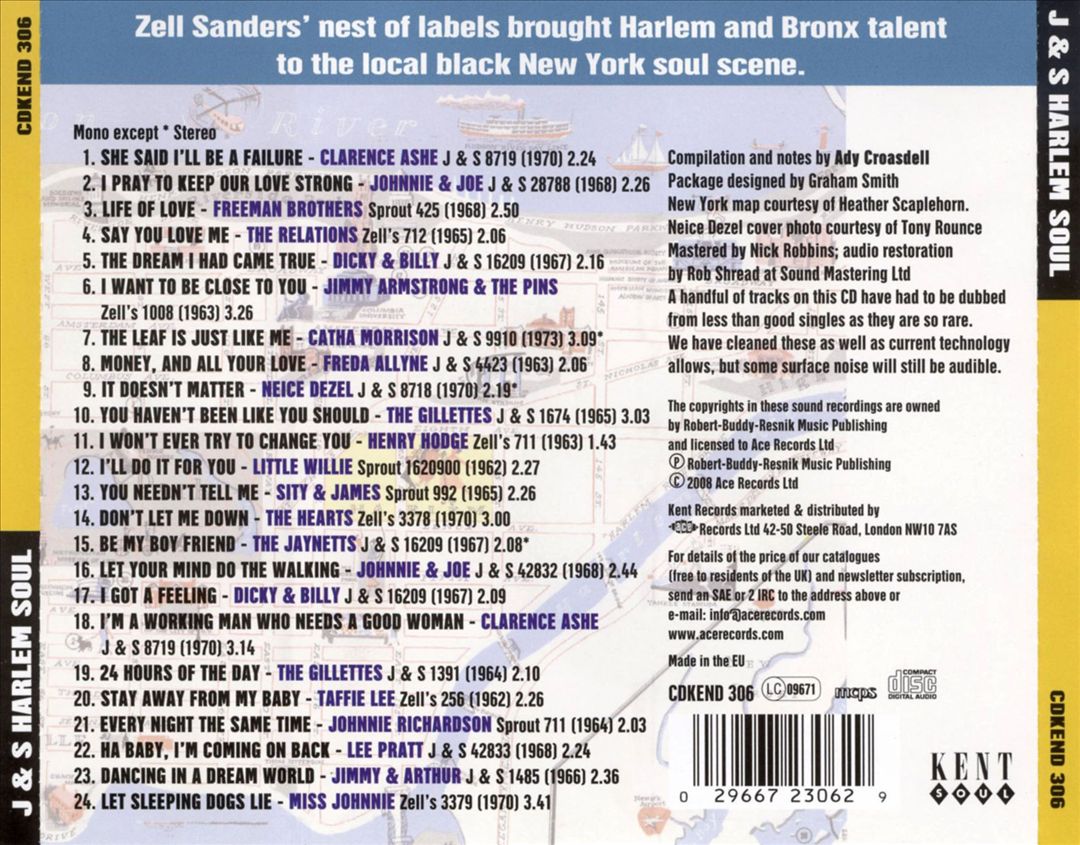 J&S Harlem Soul cover art