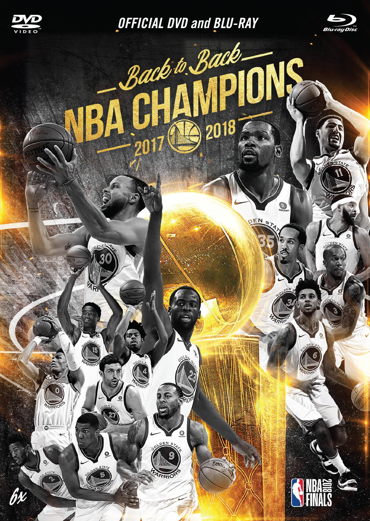 2018 NBA Champions: Golden State Warriors [Blu-ray/DVD] cover art