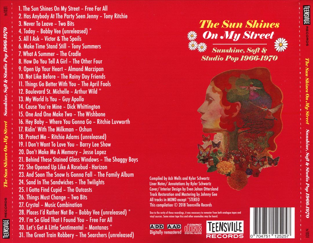The Sun Shines on My Street: Sunshine, Soft & Studio Pop 1966-1970 cover art
