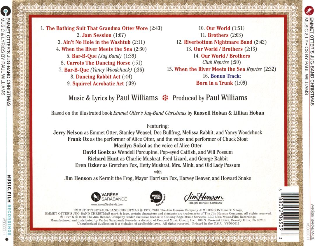 Jim Henson's Emmet Otter's Jug-Band Christmas cover art