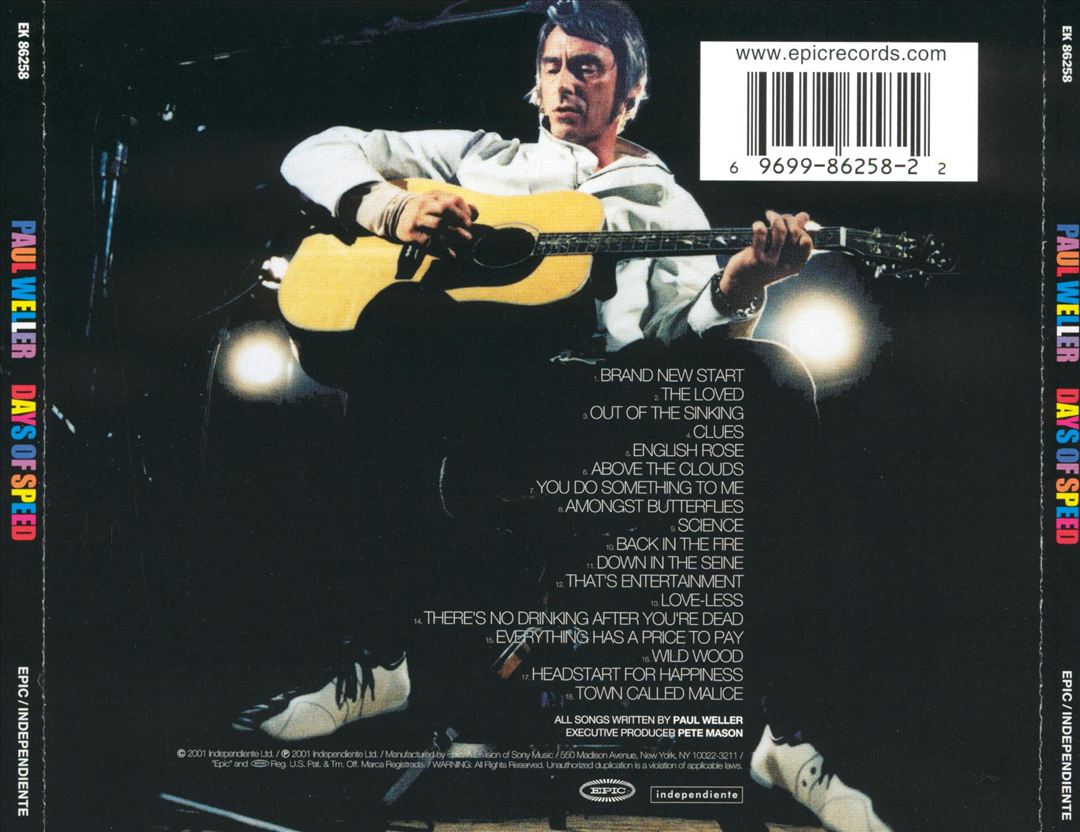 Days of Speed cover art