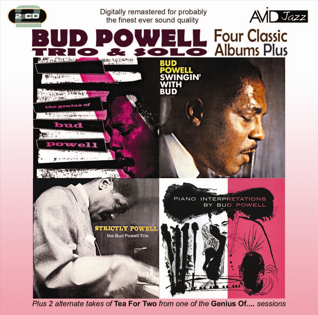 Four Classic Albums Plus: Strictly Powell/The Genius of Bud Powell/Swingin’ with Bud/Piano Interpretations by Bud Powell cover art