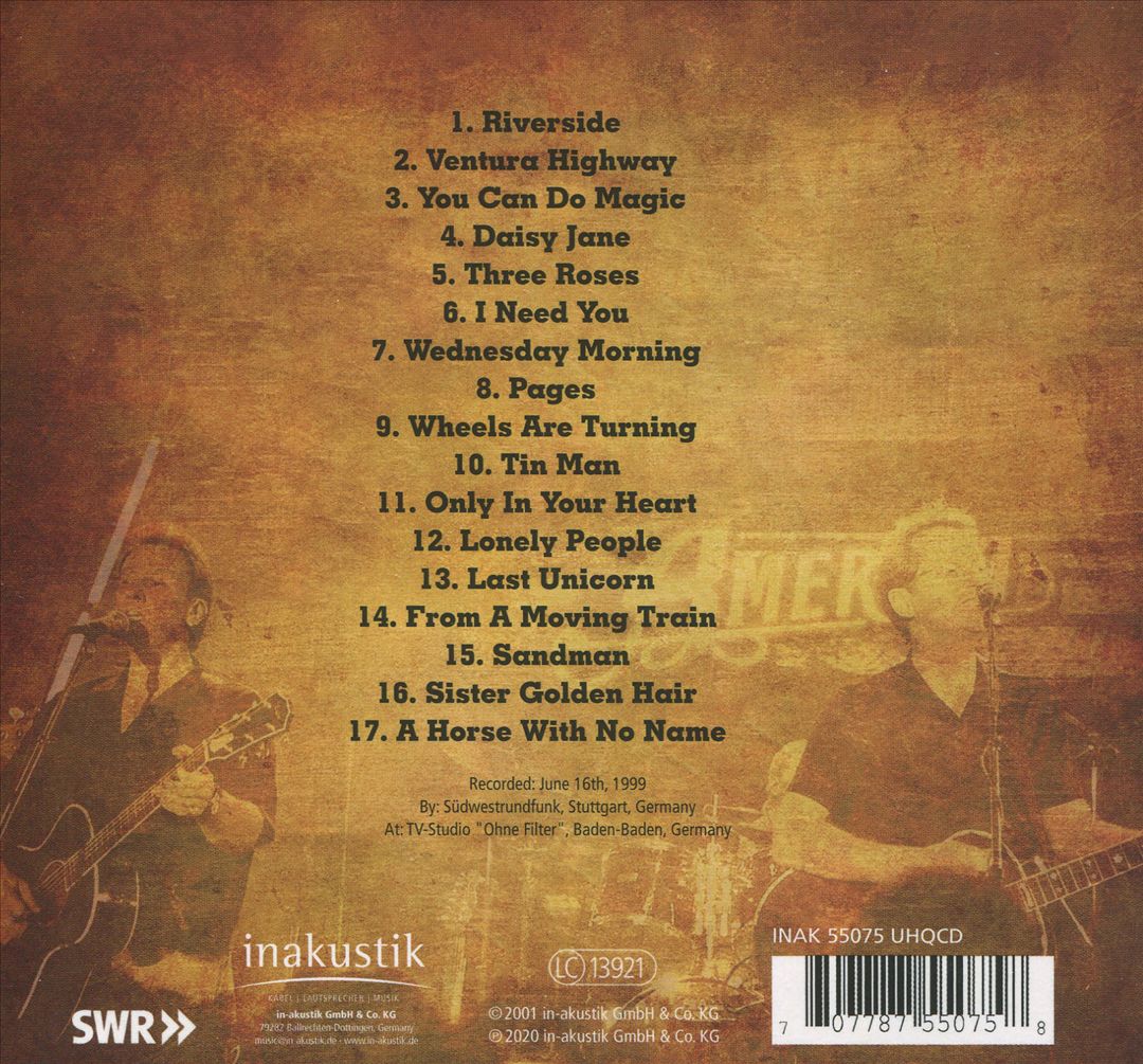 Greatest Hits in Concert cover art