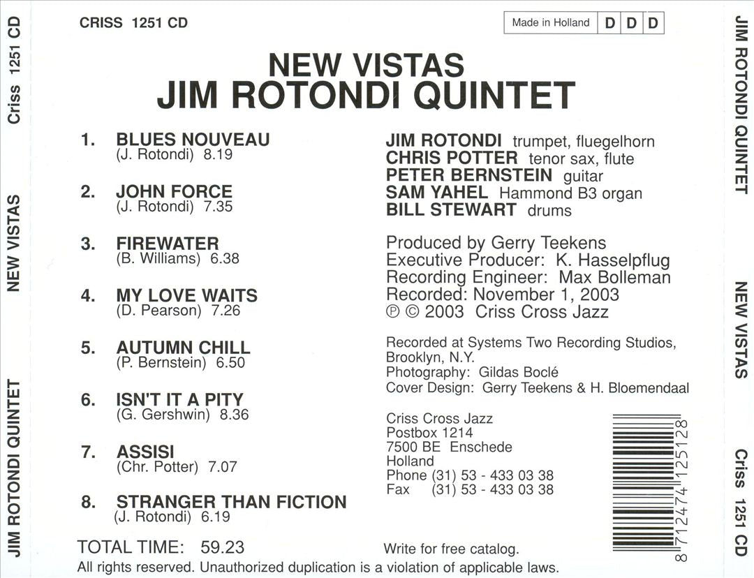 New Vistas cover art