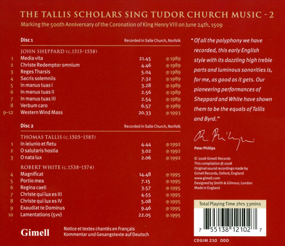 Tudor Church Music, Vol. 2 cover art