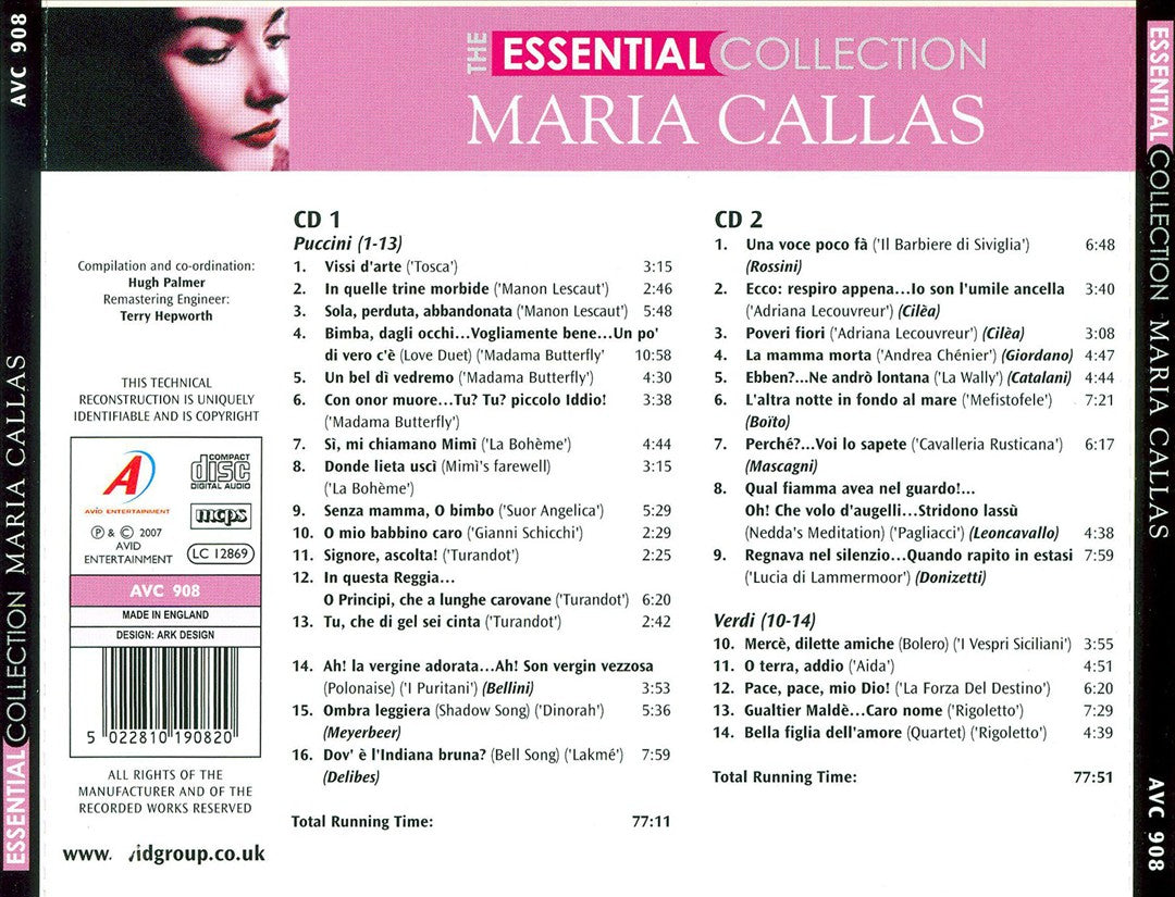 Essential Collection: Maria Callas cover art