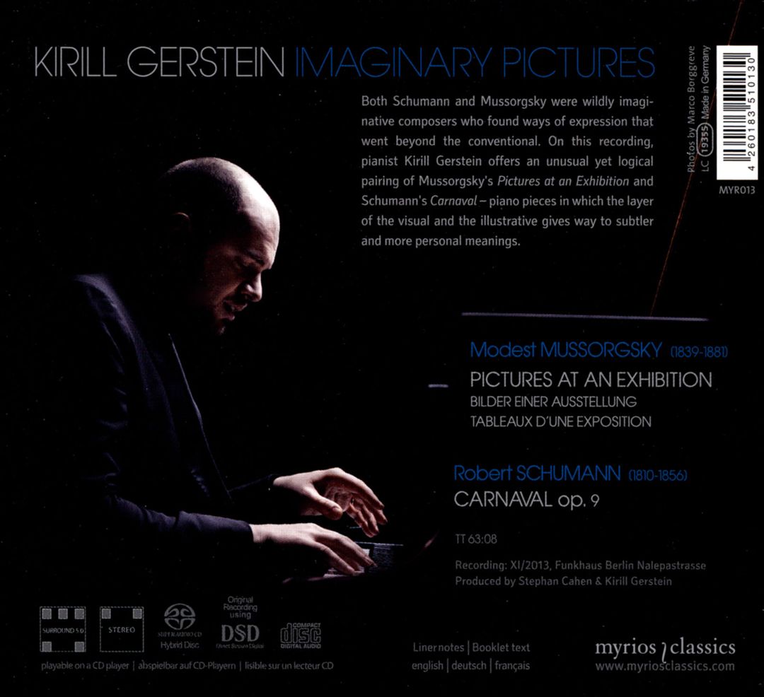 Imaginary Pictures: Mussorgsky, Schumann cover art