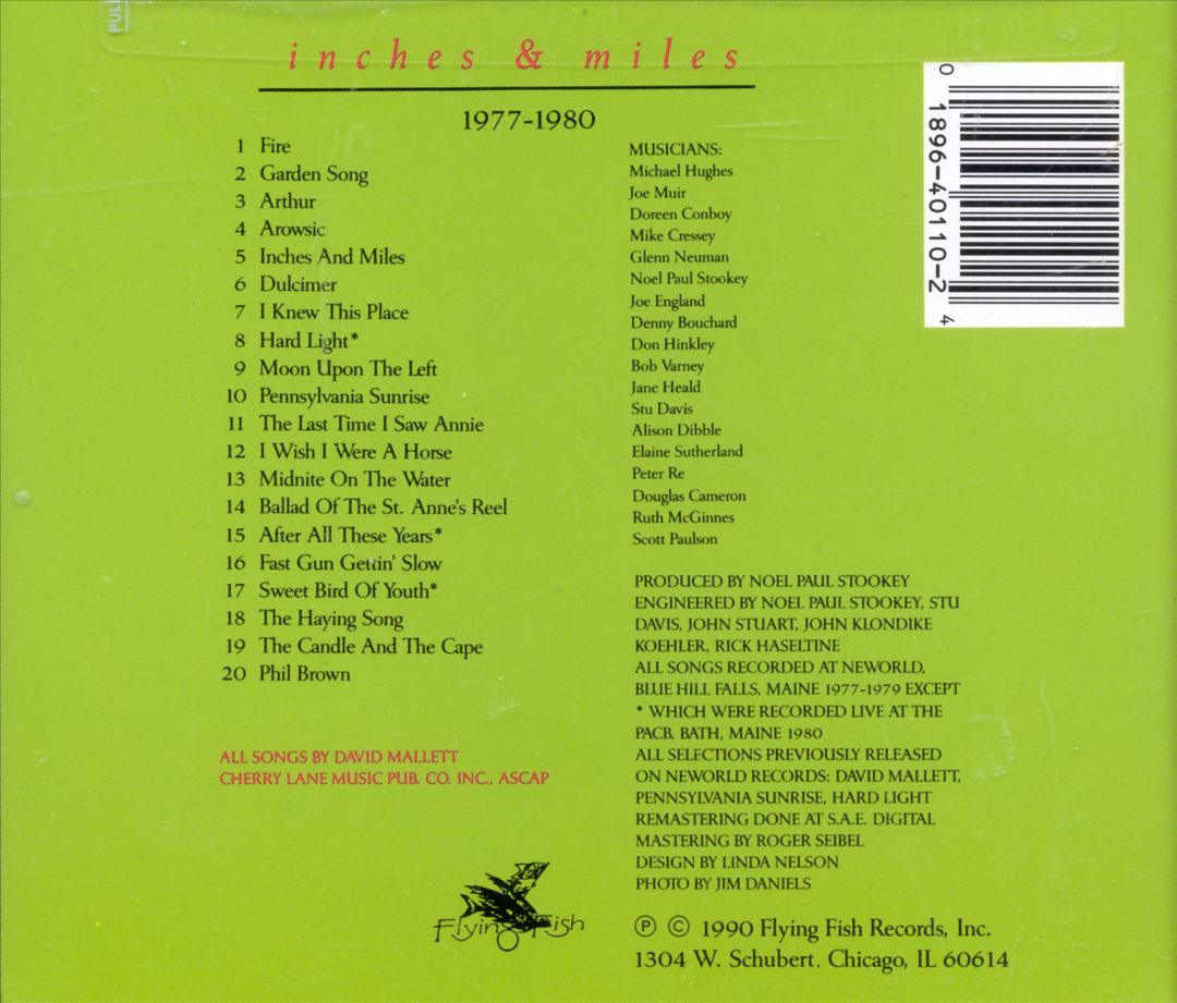 Inches & Miles cover art