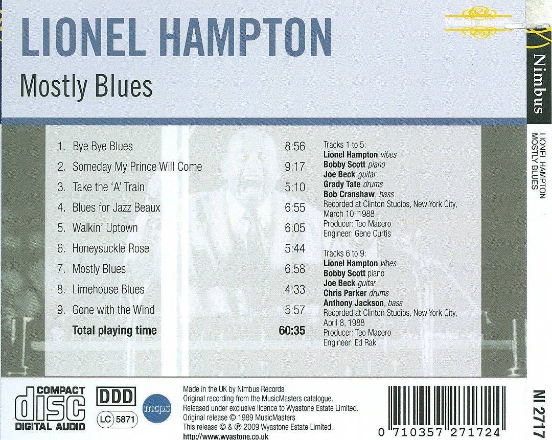 Mostly Blues cover art