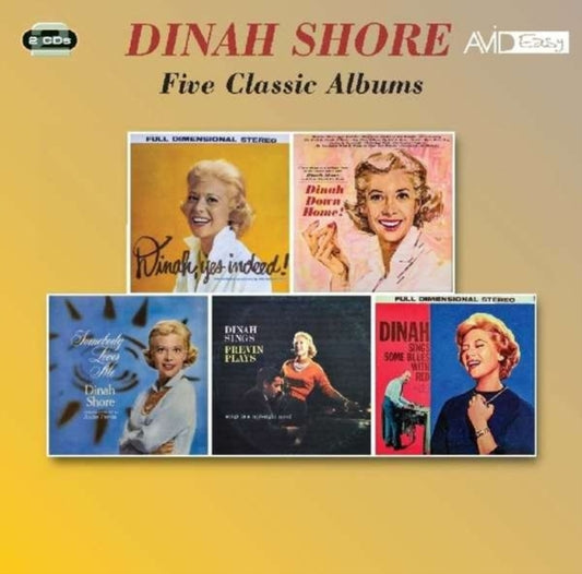 FIVE CLASSIC ALBUMS (YES INDEED! / DINAH, DOWN HOME / SOMEBODY LOVES ME / DINAH SINGS, PREVIN PLAYS cover art