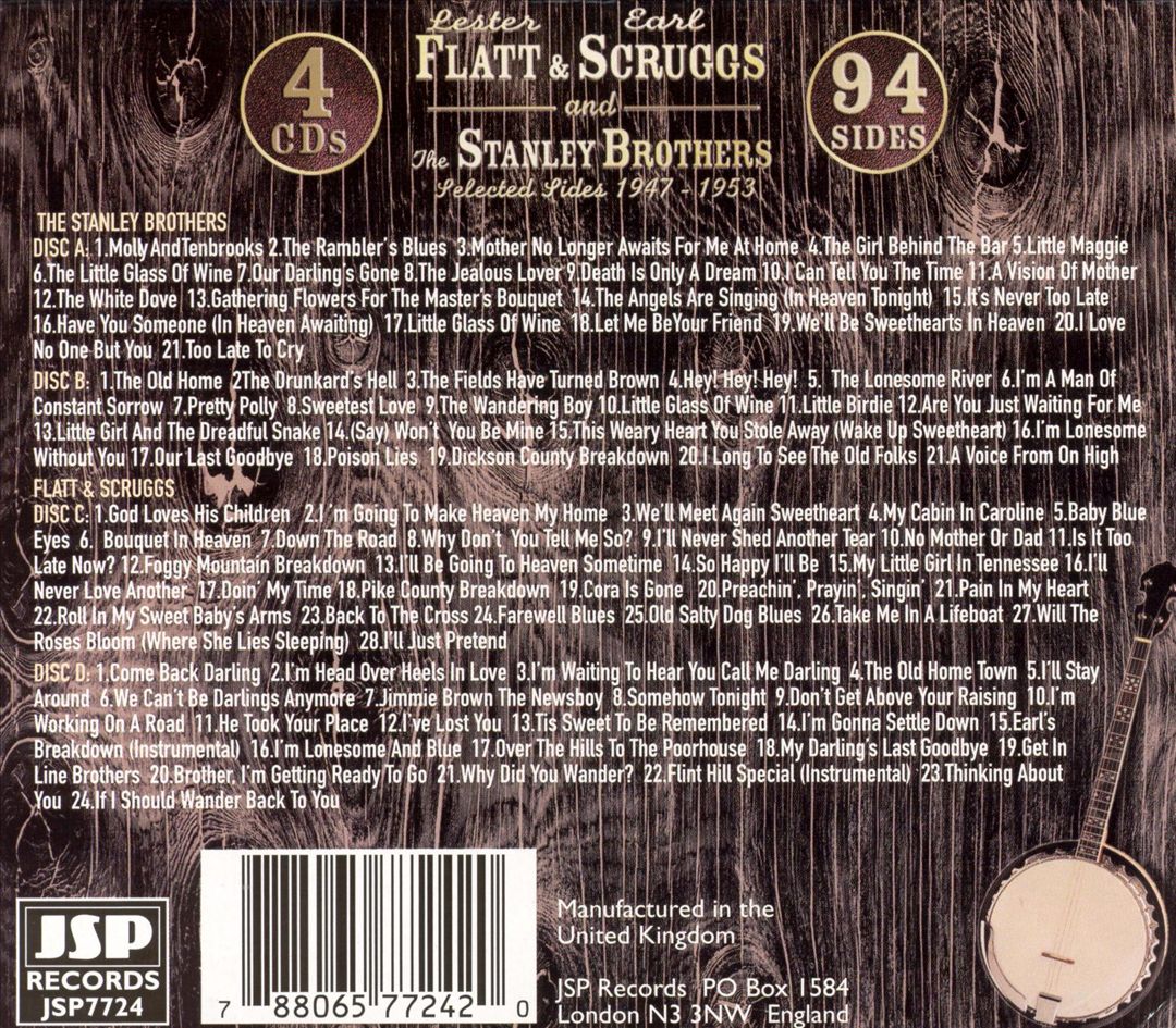 Selected Sides 1947-1953: The Very Best of Bluegrass cover art