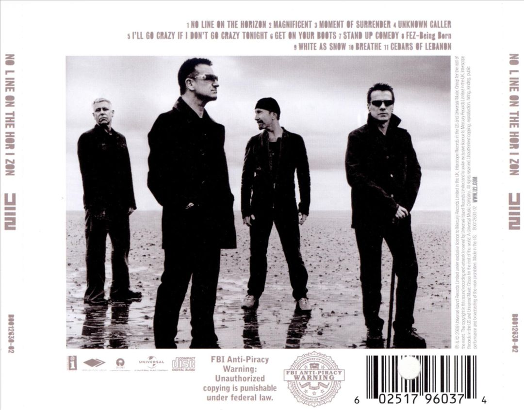 No Line on the Horizon cover art