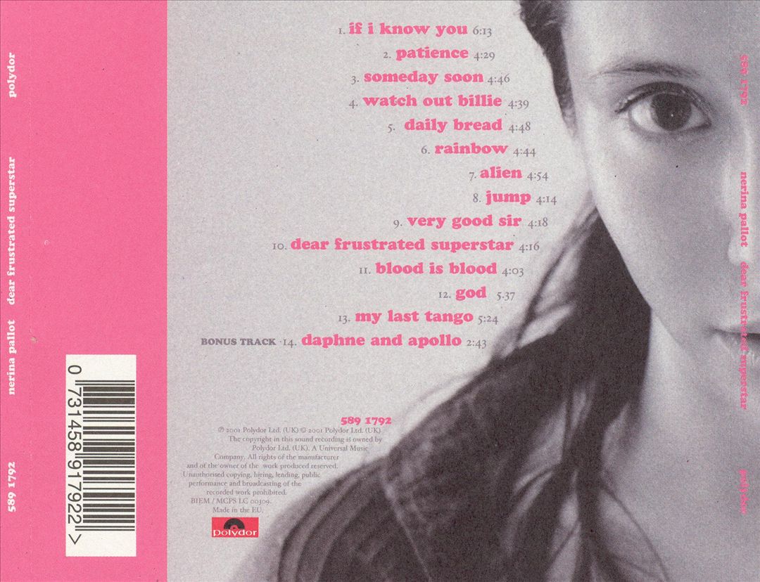 Dear Frustrated Superstar cover art