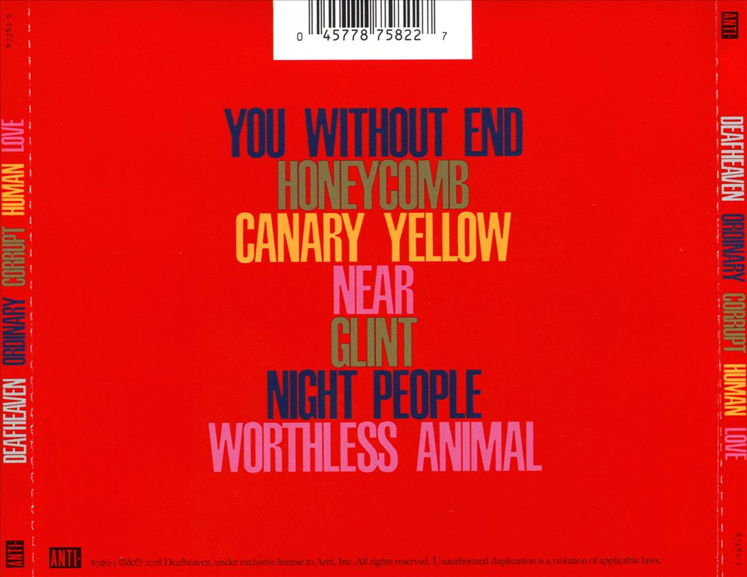 Ordinary Corrupt Human Love cover art