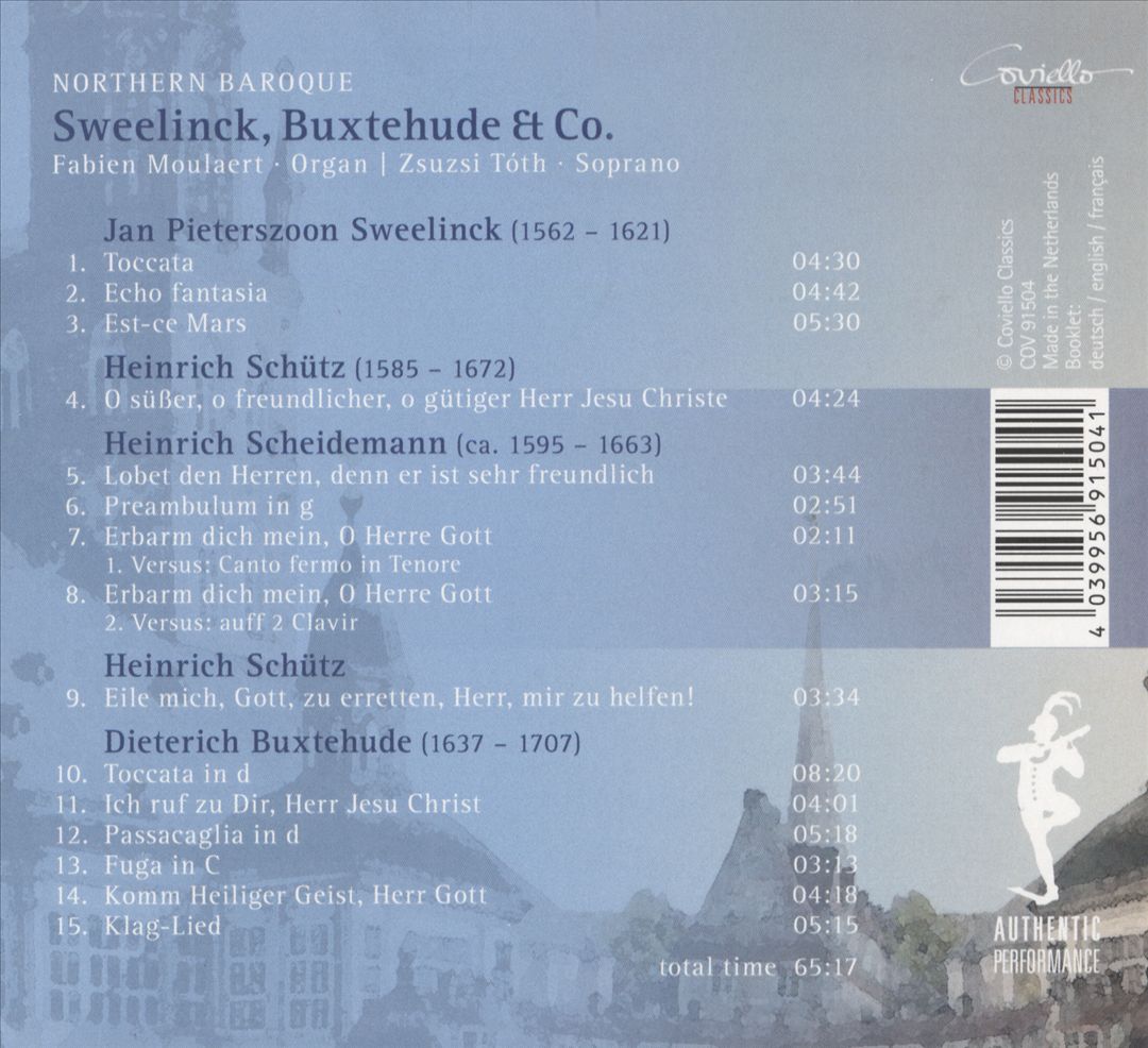 Northern Baroque: Sweelinck, Buxtehude & Co. cover art