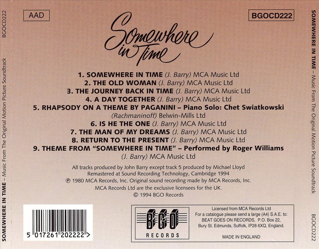Somewhere in Time [Beat Goes On] cover art