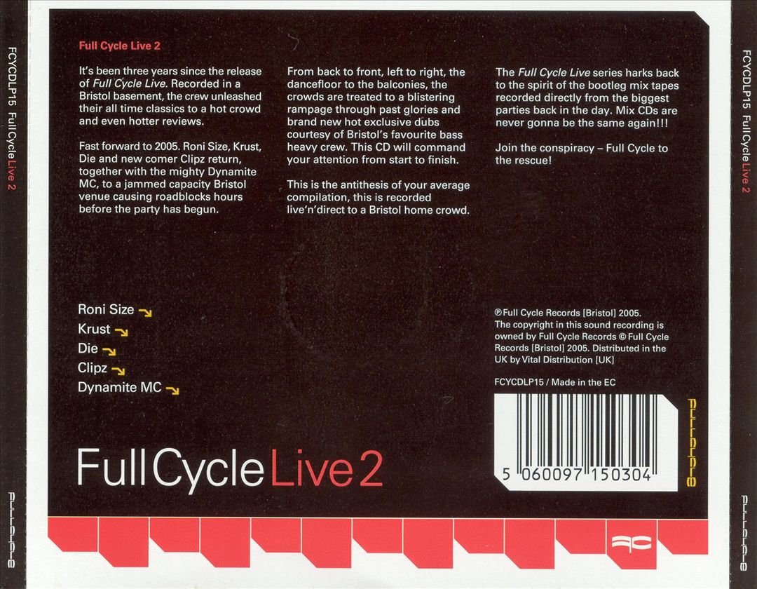 Full Cycle Live! #2 cover art