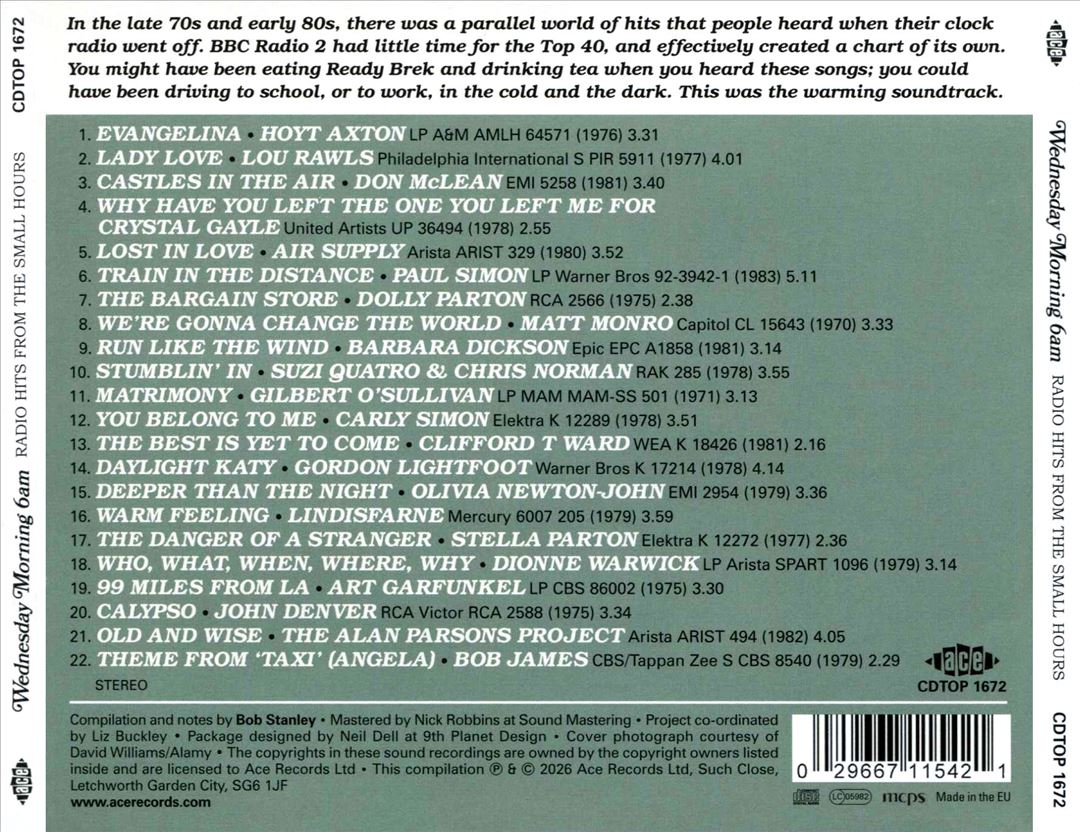 Wednesday Morning 6AM: Radio Hits From the Small Hours 1970-1983 cover art