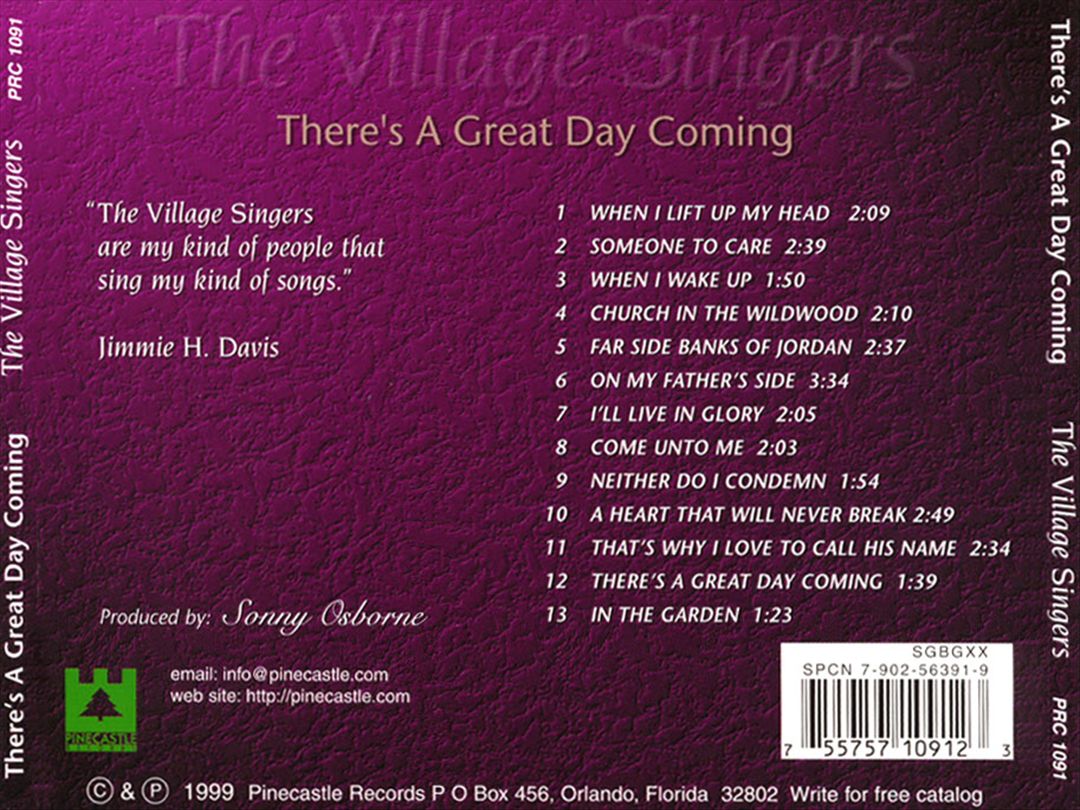 There's a Great Day Coming cover art