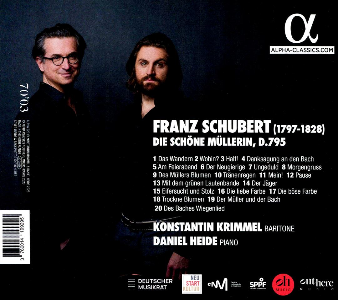 Schubert: Die schöne Müllerin cover art