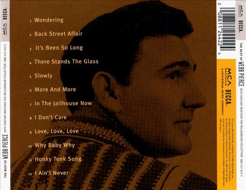 20th Century Masters - The Millennium Collection: The Best of Webb Pierce cover art