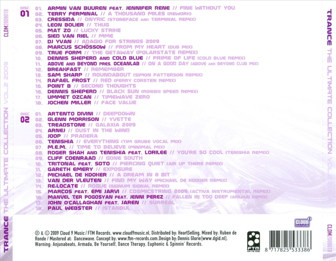 Trance Ultimate Collection 2009, Vol. 2 cover art