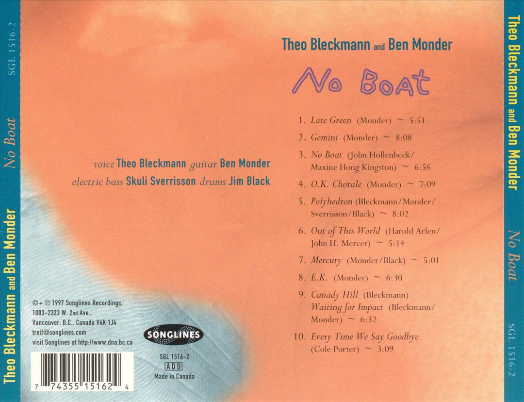 No Boat cover art