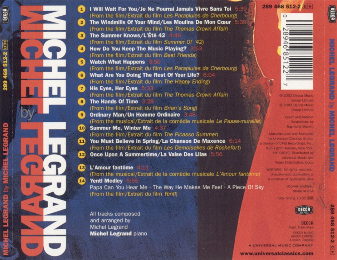 Michel Legrand by Michel Legrand cover art