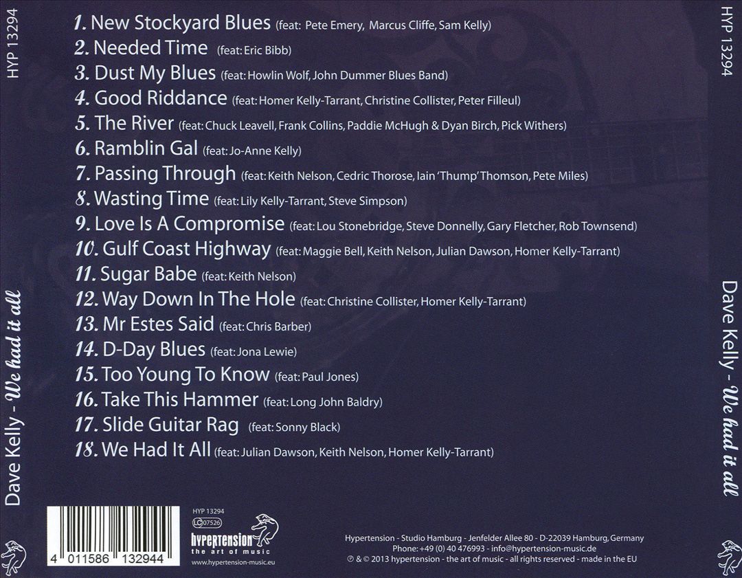 We Had It All cover art