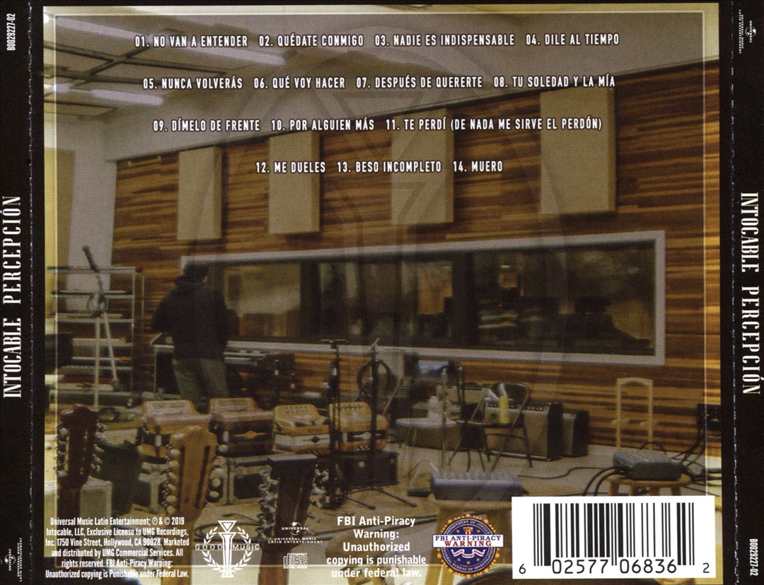 Percepción cover art