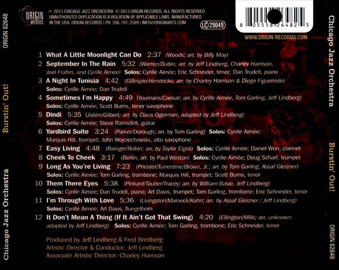 Burstin' Out cover art