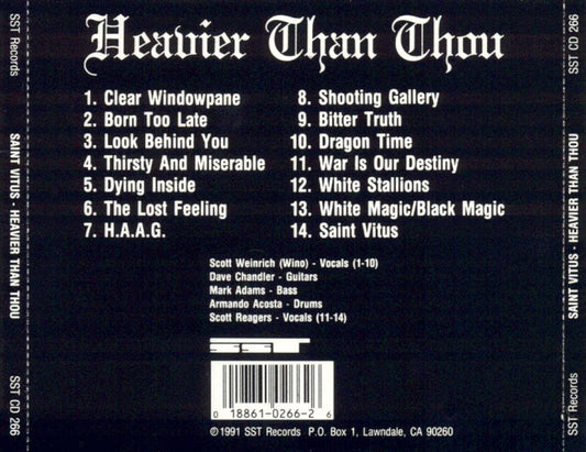 Heavier Than Thou cover art
