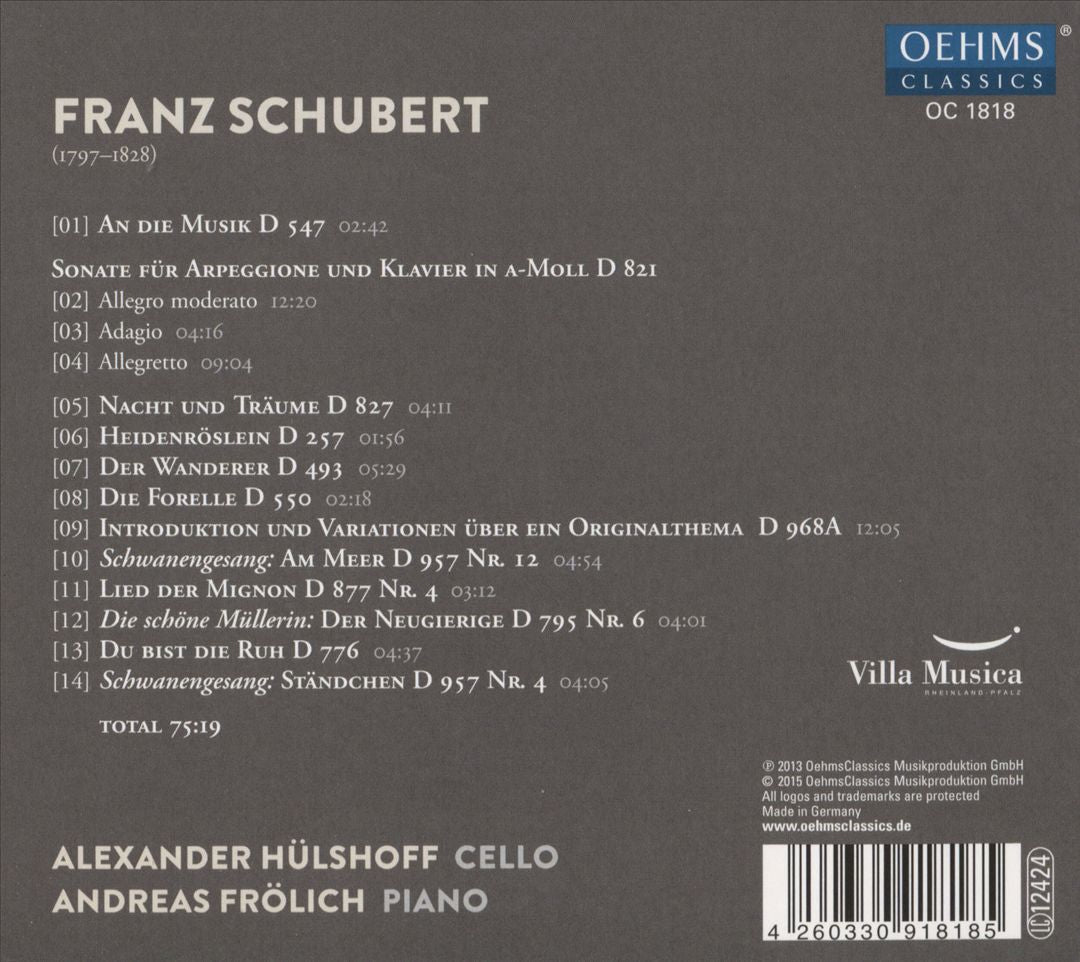Franz Schubert cover art