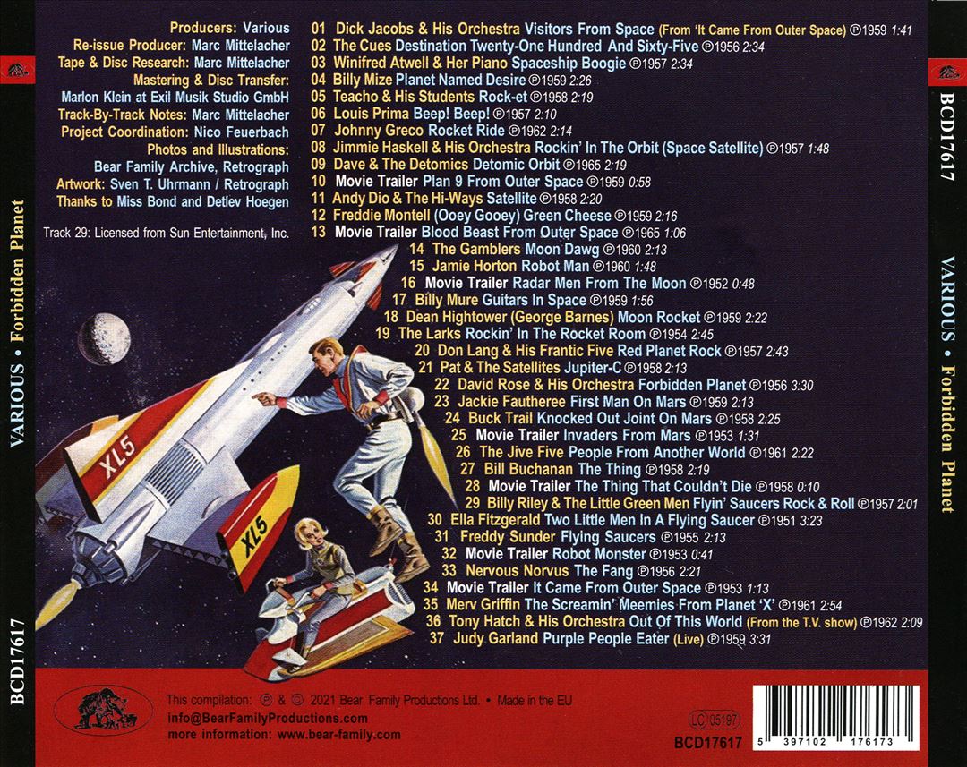 Destination Forbidden Planet: 37 Outer Space Shock Treatments cover art