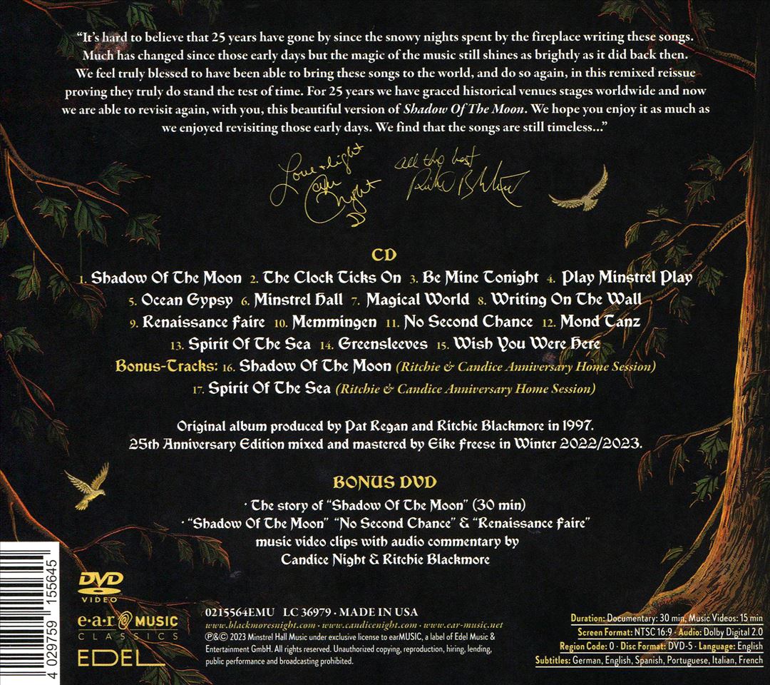 Shadow of the Moon [25th Anniversary Edition] cover art