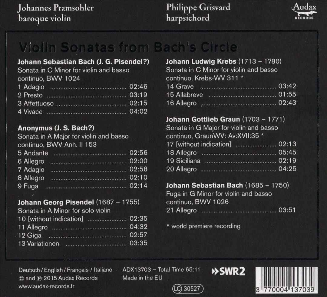 Bach & Entourage cover art