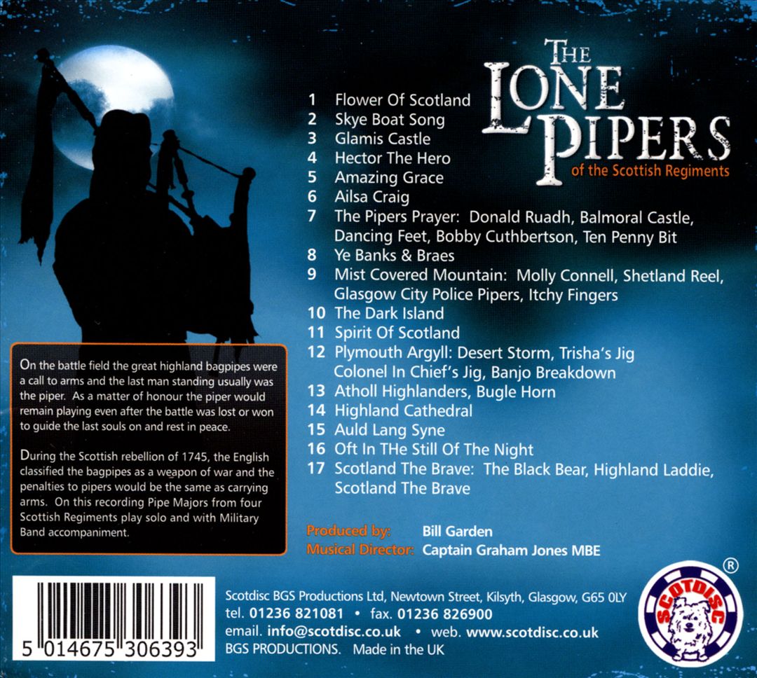 Lone Pipers of the Scottish Regiments cover art