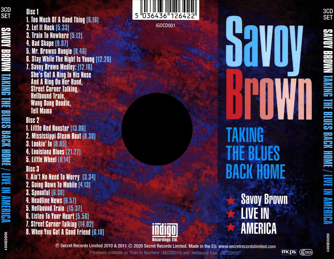 Taking the Blues Back Home [Live in America] cover art