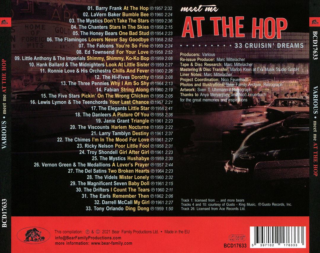 Meet Me at the Hop: 33 Cruisin' Dreams cover art