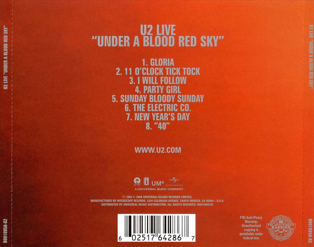 Under a Blood Red Sky cover art